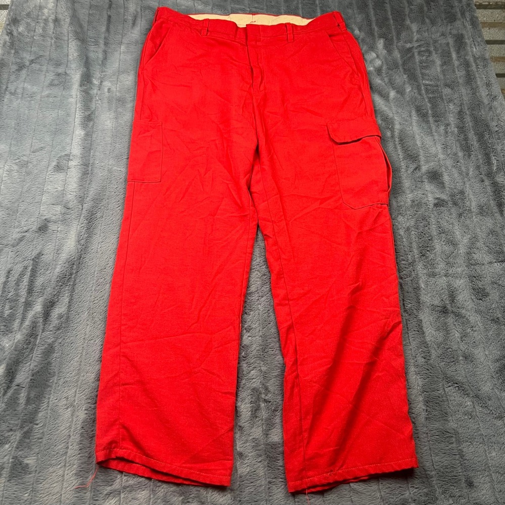 DuPont Nomex IIIA Flame Resistant FR Cargo Pants Red 38 PNU2RD2 Arc Rating 4.4